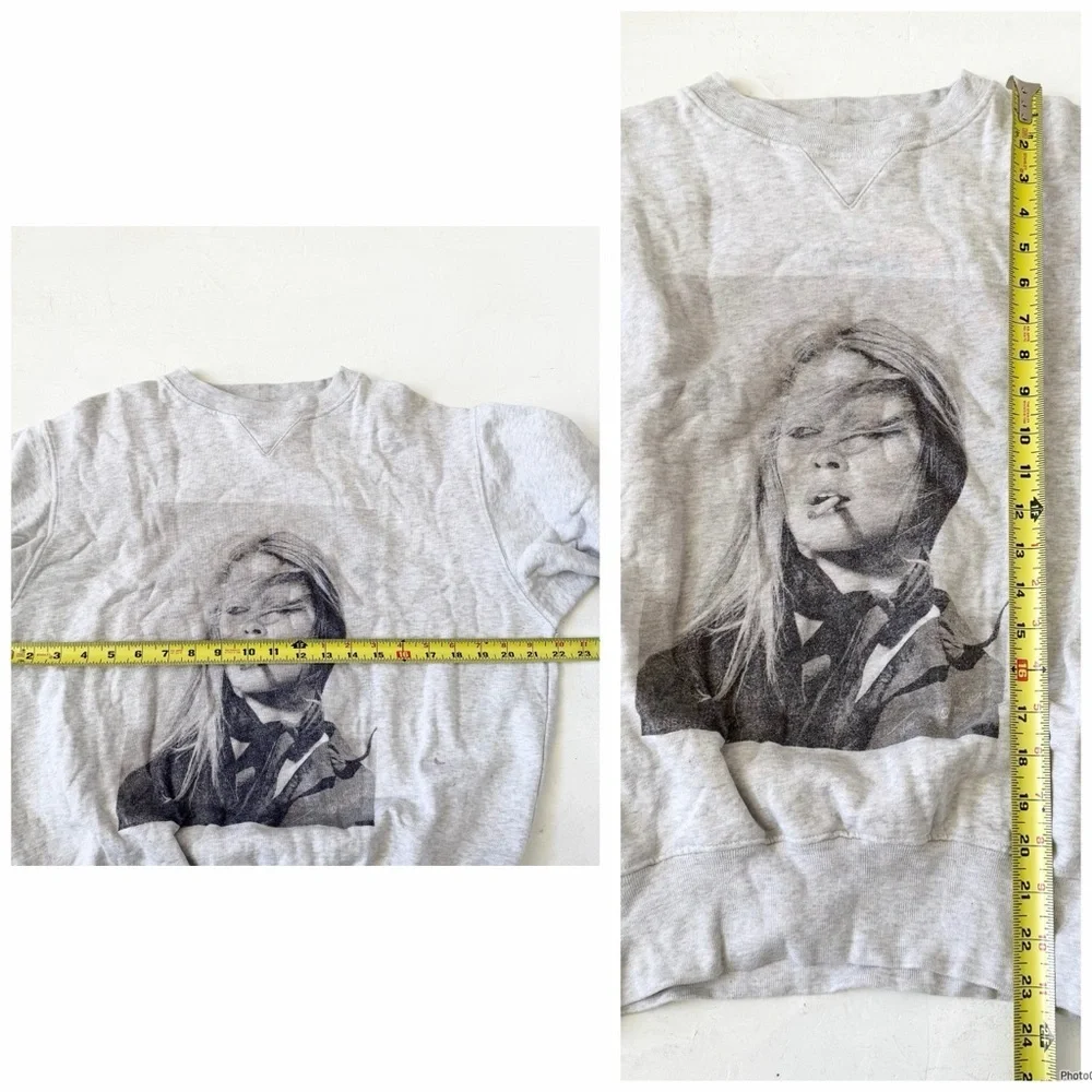 Anine Bing X Brigitte Bardot Sweatshirt Size S - Picture 11 of 11